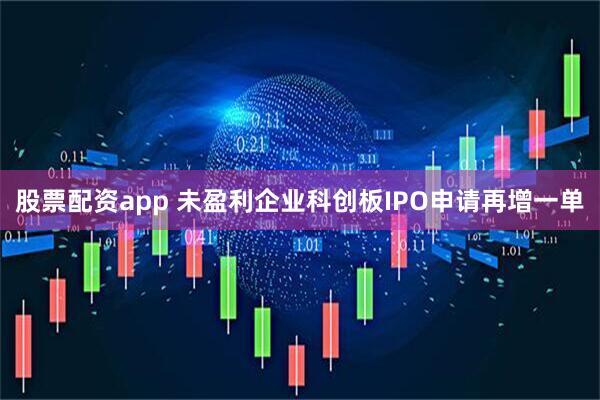 股票配资app 未盈利企业科创板IPO申请再增一单